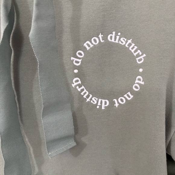 LOFT Lou and Grey “Do Not Disturb” Cozy Hoodie Size Small EUC - Picture 3 of 5